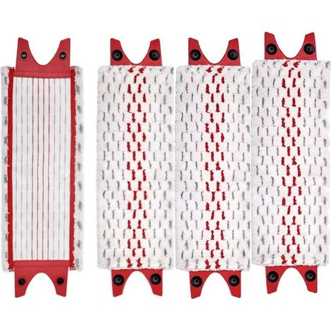 4pcs Compatible with Vileda UltraMax/UltraMaT Replacement Handle Flat Mop Head Mop Cloth Accessories