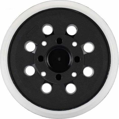[JAMAIS UTILISÉ] (1 pièce) Patin de ponçage à crochets et boucles de 125 mm compatible avec Bosch PEX 300 AE 400 AE 4000 AE 125 mm (1/4)