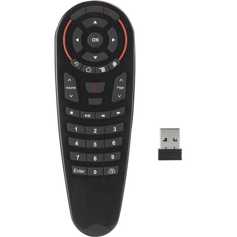 Télécommande vocale G30 33 touches pour Android TV Box avec récepteur Bluetooth (1/5)