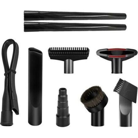 pièces accessoires d'aspirateur buse, brosse pour meubles accessoires d'aspirateur avec lame de nettoyage pour aspirateurs d'un diamètre intérieur de 32 mm, noir