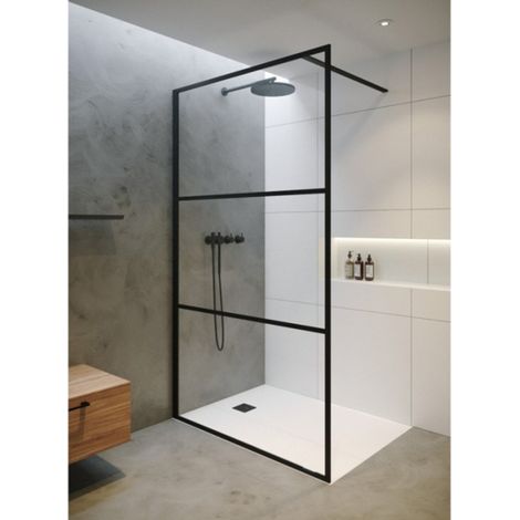 Paroi de douche italienne GRID 400 RIHO 100x200 cm