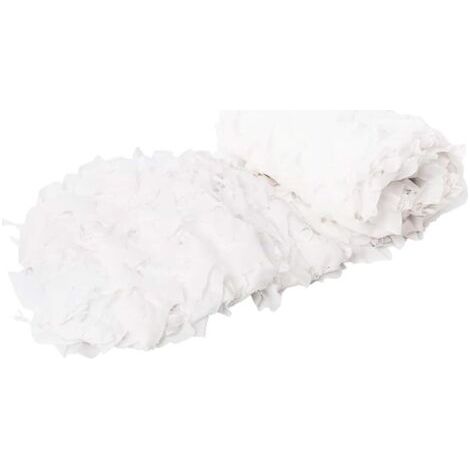 GENERIC-Filet De Camouflage Renforcé Militaire Grande Taille - Idéal Le Camouflage, la Chasse, la décoration Jardin,la Ombrage,la Photo, Auvents Terrasse-snow,3x3m (1/5)