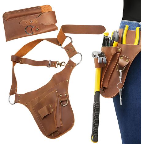 Ceinture À Outils De Jardin Pochette De Taille Multi Poches Pour Jardinage Tablier Ceinture Utilitaire Pour Jardiniers Paysagistes (1/4)