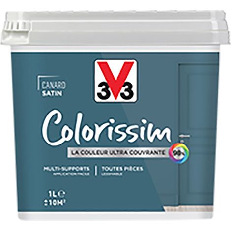 Peinture Multi-supports V33 Colorissim Satin Canard 1 L