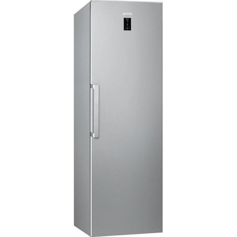 Smeg Universale FS18EV3HX Acciaio Inox. Capacità netta frigorifero: 390 L, Sistema No-frost, Classe climatica: SN-T, Emissione acustica: 40 dB. Tipo di display: LCD, Numero di ripiani frigorifero: ... (1/4)