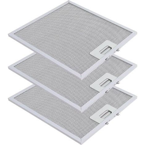Filtre Hotte Extractrice 305mm x 267mm Filtre à Graisse Métallique Compatible avec Elica Hotte Extracteur de Cuisine par (3 Pièces) (1/5)