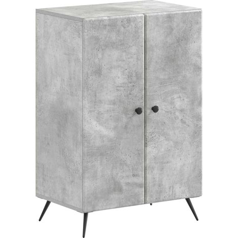 Shoe Cabinet BREDA 59.5 x 39.5 x 90 cm Engineered Wood vidaXL (1/5)