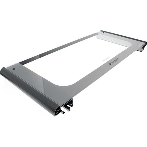 Oven Door Glass Top Ultima Graphite for Hotpoint Cookers and Ovens (1/2)