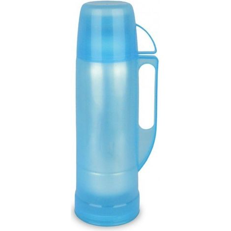 059166 Thermos pour boissons Welkhome - Couverts en plastique (Bleu)  Couleur: Bleu