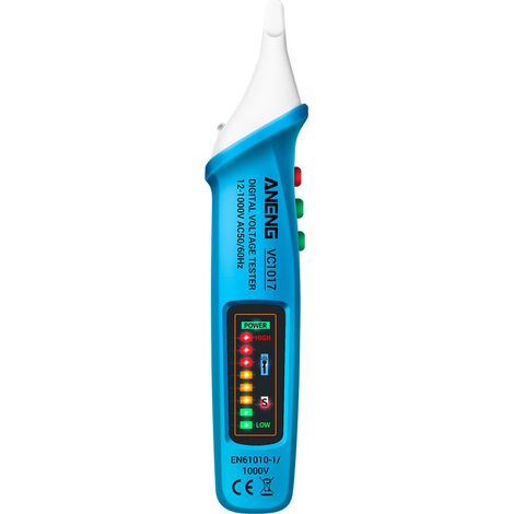 Détecteur de tension AC, référence VC1017, stylo détecteur électrique NCV avec détection de ligne pour techniciens électriques (1/5)