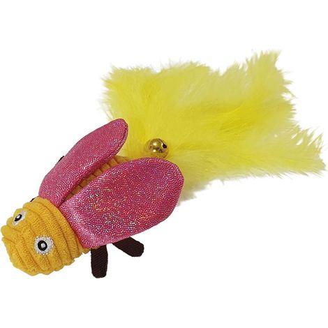 Nobby Käfer aus Stoff mit Catnip pink Mäuse & Fellspielzeug