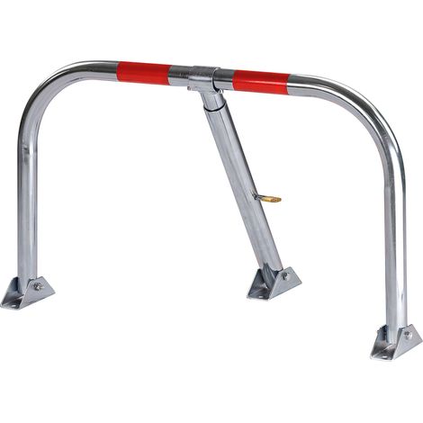 Parkplatzsperre Vigo Parkbügel 77x43 cm Parksperre klappbar Parkplatzbügel (1/5)
