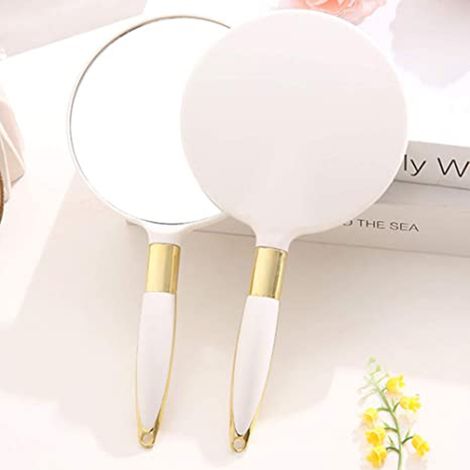 Miroir de maquillage avec lumière LED, portable et réglable pour salle de bain (1/2)