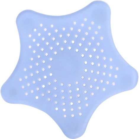 Filtre à cheveux pour évier bac de douche en PVC souple attrape-cheveux bouchon pour cuisine salle de bain baignoire (1/5)