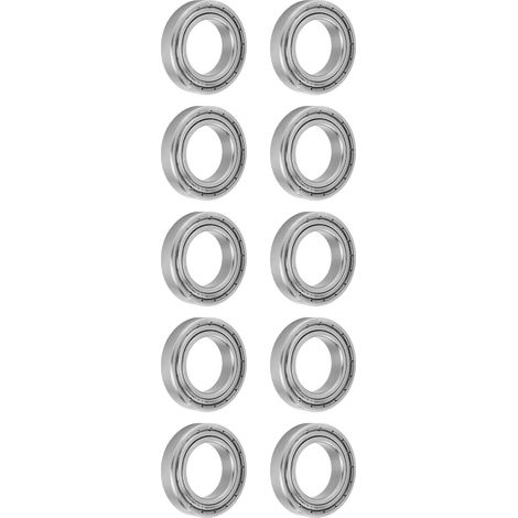 10 Miniatur-Kugellager S698ZZ (19 x 8 x 6 mm) aus Edelstahl, für Rotationswerkzeuge in Getrieben, 10er-Packung (1/5)
