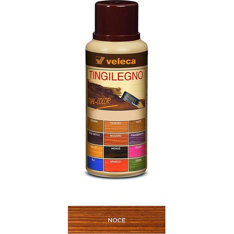 VELECA TIVAL COLOR TINGILEGNO COLORANTE LEGNO VARIE TINTE ML 250/1000 (21355V) NOCE (20439)