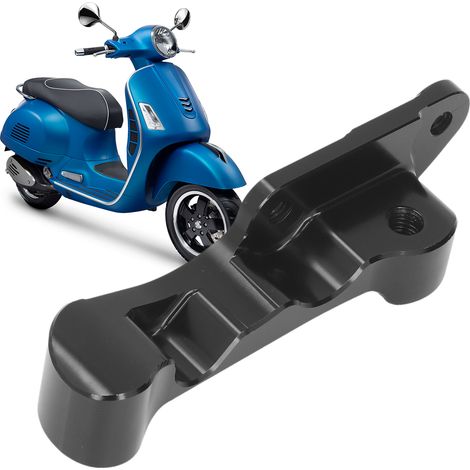 Adaptateur de support d'étrier de frein pour moto Vespa GTS 300B (noir) (1/5)