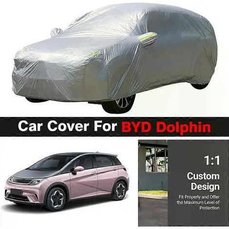 Housse intégrale pour BYD Dolphin SUV 2021-2023 : protection anti-UV, pare-soleil, pluie, neige, vent et anti-poussière. (1/5)