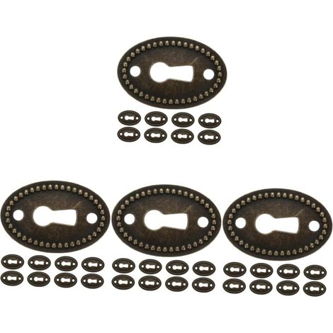 Gadpiparty Lot de 48 plaques recouvrement serrure vintage pour (1/5)