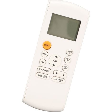 Mando a distancia de repuesto universal para aires acondicionados Midea Maxicool R57B1, BGE RG52A2, BGE RG57A, BGEF y RG57OB.