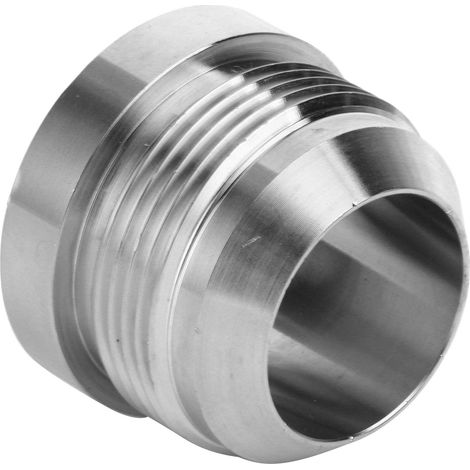Adaptateur de raccord à souder en acier inoxydable 20AN pour réservoir de carburant de course, conduite de carburant et refroidisseur d'huile (1/5)