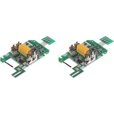 2er-Pack Ladeschutzplatinen für Makita 18V 3,0Ah BL1850B/BL1840B Lithium-Akkus mit Akkuanzeige für Winkelschleifer (1/5)