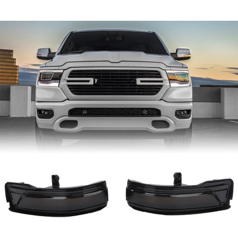 Fahrzeugmodifikation: LED-Blinker für beide Außenspiegel, kompatibel mit Dodge Ram 1500 2019-2022. (1/5)