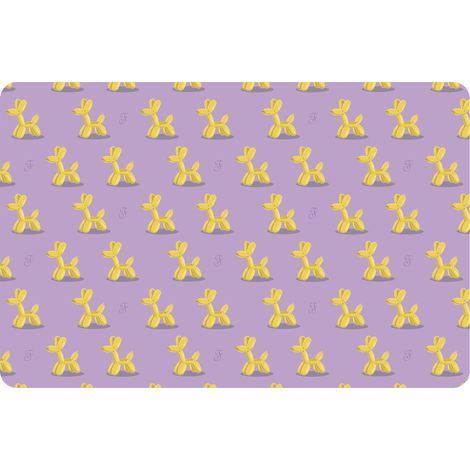 Tappetino sottociotola per cani e gatti linea Motif modello Balloon Dog