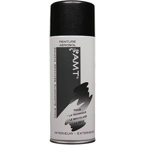 AMT Aérosol Effet métallisé Noir (BPA56) 0,330 L