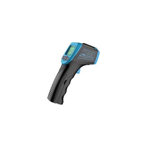 Infrarot-Thermometer mit LCD-Bildschirm, berührungsloses digitales Lasermessgerät, Temperaturbereich -50 °C bis 600 °C, blau (1/5)
