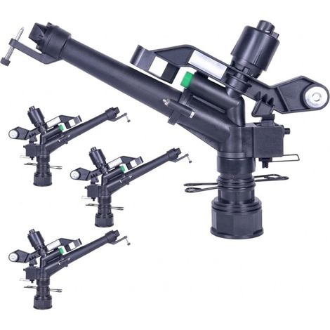 Cannone per irrigazione Set di 4 irrigatori agricoli regolabili Irrigatori femmina da 1 1/2" Cannoni per irrigazion (1/5)