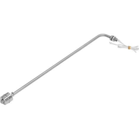 Interrupteur de niveau liquide flotteur, régulateur de niveau d'eau en acier inoxydable 304, contact NC NO réglable, AC 0-220V, course 10mm (1/5)