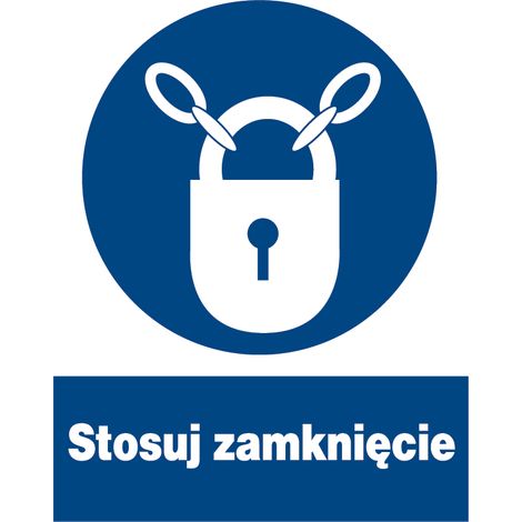 ZNO-13 - Panneau de santé et sécurité au travail - Utiliser la fermeture