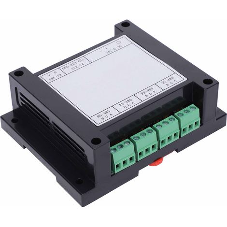Répartiteur RS485 industriel 4 canaux, isolateur optique, hub séparateur de signaux, grade professionnel, pour communication série fiable. (1/5)