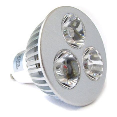 Lampada Led GU10 3X1W 220V Bianco Caldo 3000K