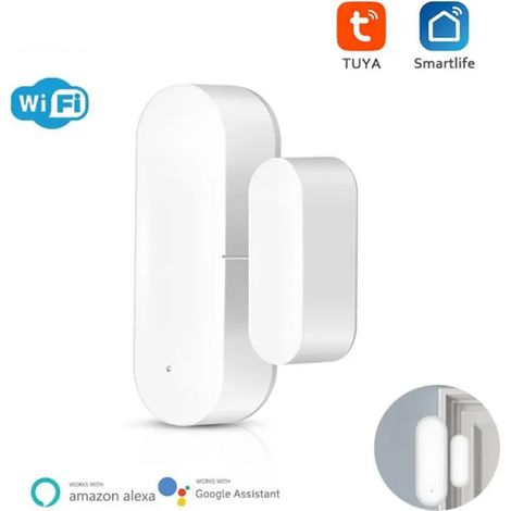 Tuya Sensore Porta Smart WiFi 2in1 con Rilevamento della Luce (1/5)