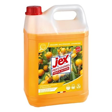 Nettoyant désinfectant Jex Express pamplemousse - Bidon de 5 litres