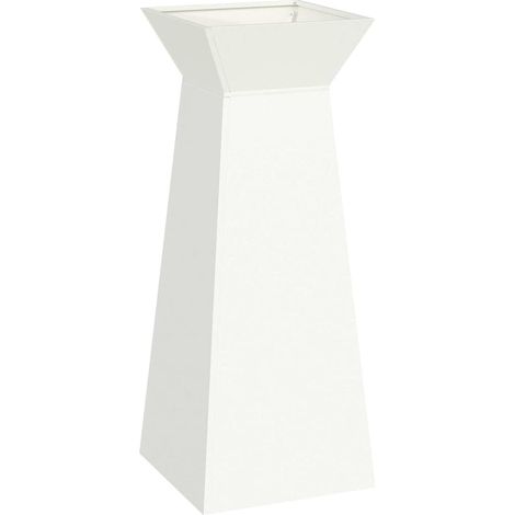 Maison Exclusive - Vaso a Pilastro Bianco 40 x 40 x 100 cm