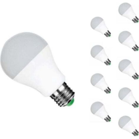 LED E27 12W 220V A60 180° (Pack de , XU,10) - Blanc Chaud 2300K - 3500K - SILAMP, produit de haute qualité, longue durée de vie, économe en énergie, sans UV , satisfaction garantie - KZQ (1/2)