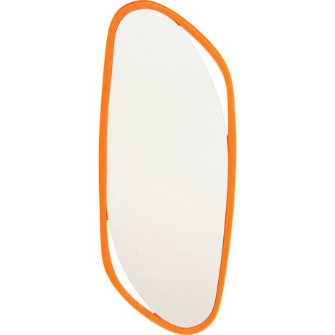 Miroir mural irrégulier orange - orange (1/5)