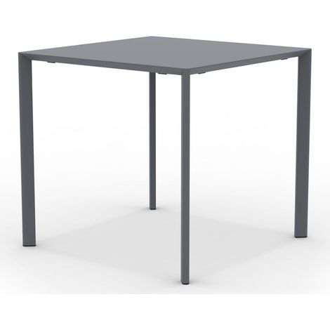 Vermobil Tavolo Fox Autolivellante Quadrato 80 x 80 Cm H 75 Cm Grigio Antico