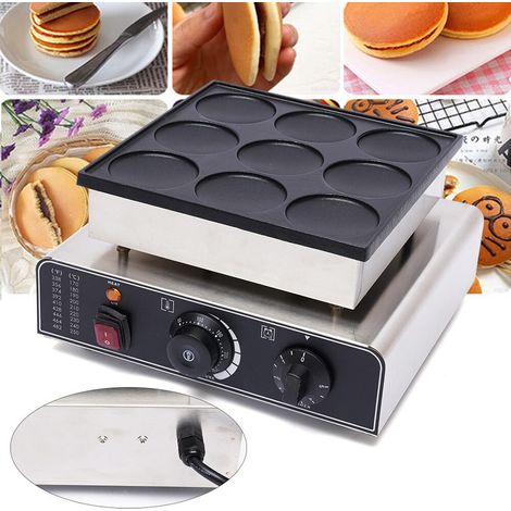 36 alvéoles crêpes inox gaufrier gaufrier automatique 900 W écran d'affichage (1/5)