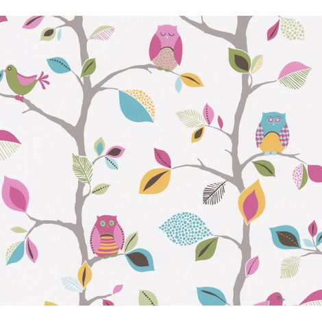 A.S. Creation Boys & Girls 6  856326  Papiertapete Tiermuster  0.53 m x 10.05 m  Weiß (1/5)