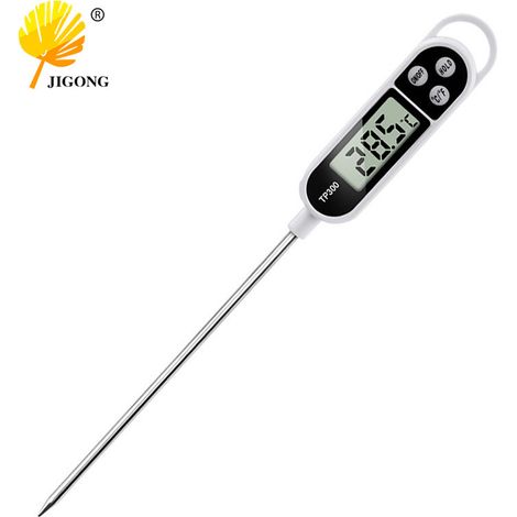 Thermomètre alimentaire, sonde numérique de cuisine, pour la cuisson, le barbecue, les rôtis, le lait, la mesure de la température de l'eau et de l'huile. (1/5)