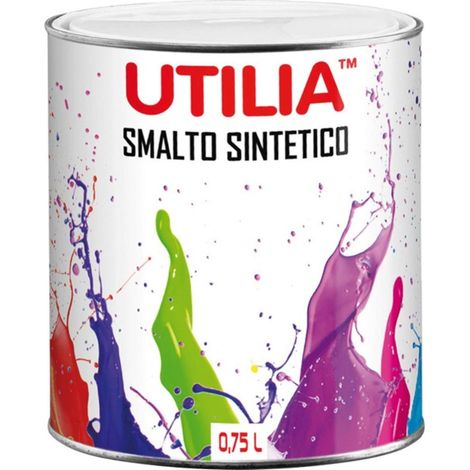Utilia Smalto Sintetico Ml. 750 Giallo Girasole - 6 Pz