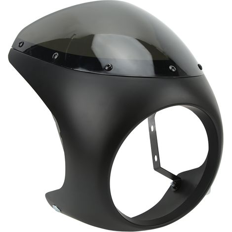 7-Zoll-Motorradscheinwerfer, glatte, alterungsbeständige Verkleidung, universell kompatibel mit runden Scheinwerfern, mattschwarz, wetterfest (1/5)