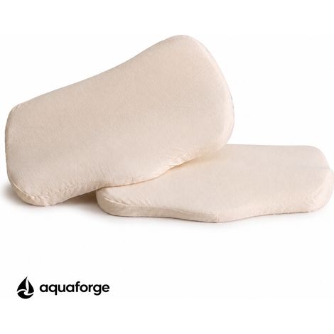 Almofada Cervical Ergonómica Fibra de Poliéster Hipoalergénica Respirável 60 x 38 cm (1/5)