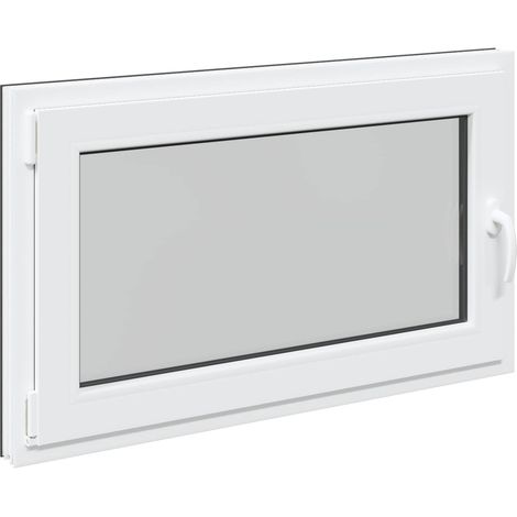 vidaXL Basement Window RISOR 100 x 50 cm PVC and Glass Anthracite