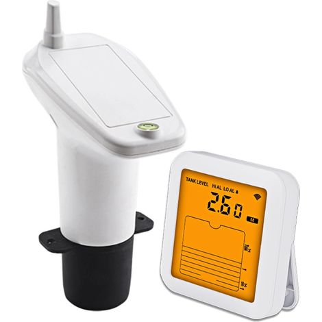 Capteur De Niveau d'eau pour Réservoirs Moniteur De Niveau d'eau Ultrasonique Détecteur Multifonctionnel Compteur à Affichage Numérique pour la Jauge de Capacité du Réservoir Domestique