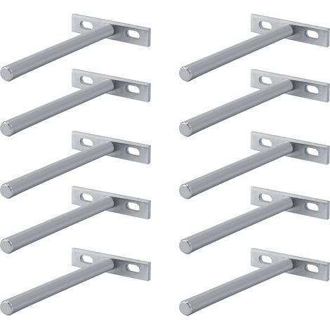 Lot robuste mural rond dissimulé pour planche d'étagère domestique (12,7 cm) (1/5)